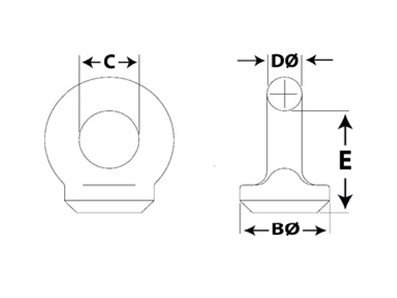 Weld Pad Eyes Pelp Australia Townley Drop